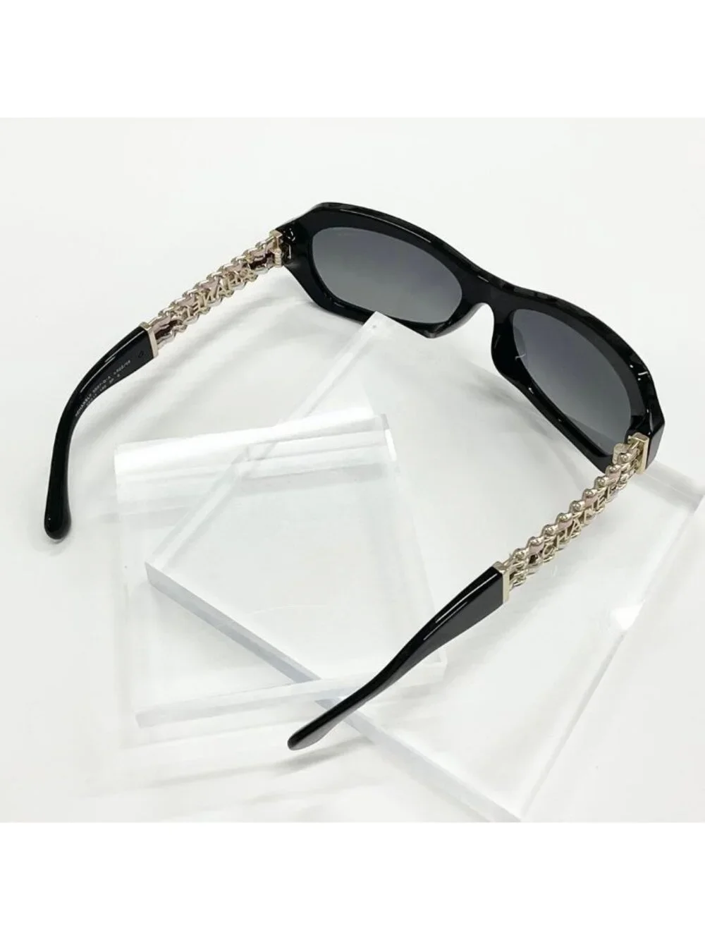 Chanel Sunglasses Logo Eyewear Black